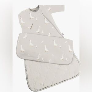 Adorable Goose Print Gunamuna wearable sleep sack